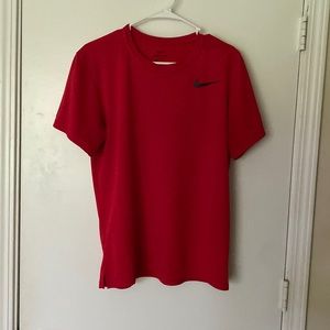 Red Nike Athletic Shirt US Medium